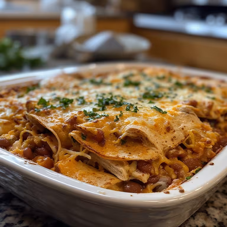 layering steps for tex mex casserole recipe