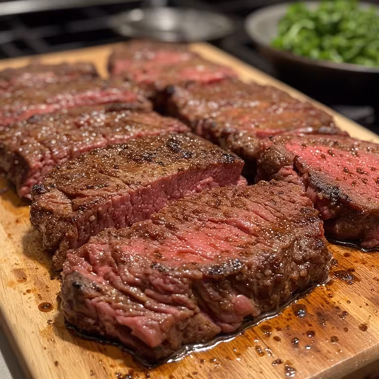Searing beef cheeks meat in a hot pan to build a flavorful crust, an essential step in learning how to cook beef cheek meat